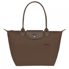 Longchamp | Le Pliage Green M Tote bag Terra - Recycled canvas | Terra