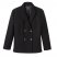 Longchamp | Straight peacoat Black - Wool broadcloth | Black