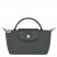 Longchamp | Le Pliage Green Pouch with handle Graphite - Recycled canvas | Graphite