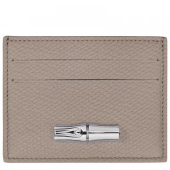 Longchamp | Le Roseau Card holder Clay - Leather | Clay