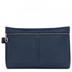 Longchamp | Le Foulonné Toiletry case Navy - Leather | Navy