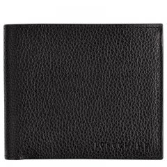 Longchamp | Le Foulonné Wallet Black - Leather | Black