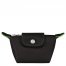 Longchamp | Le Pliage Green Coin purse Black - Recycled canvas | Black