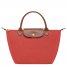 Longchamp | Le Pliage Original S Handbag Tomato - Recycled canvas | Tomato