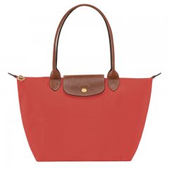 Longchamp | Le Pliage Original M Tote bag Tomato - Recycled canvas | Tomato