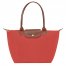 Longchamp | Le Pliage Original M Tote bag Tomato - Recycled canvas | Tomato