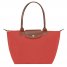 Longchamp | Le Pliage Original M Tote bag Tomato - Recycled canvas | Tomato