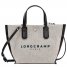 Longchamp | Essential XS Handbag Ecru - Canvas | Ecru