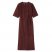 Longchamp | Leather long dress Burgundy - Leather | Burgundy