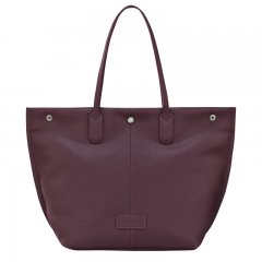 Longchamp | Essential L Tote bag Eggplant - Leather | Eggplant