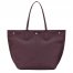 Longchamp | Essential L Tote bag Eggplant - Leather | Eggplant