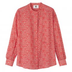 Longchamp | Shirt Tomato - Printed veil | Tomato