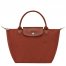 Longchamp | Le Pliage Green S Handbag Chestnut - Recycled canvas | Chestnut