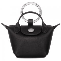 Longchamp | Le Pliage Xtra Airpods case Black - Leather | Black