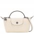 Longchamp | Le Pliage Xtra XS Pouch Ecru - Leather | Ecru