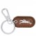 Longchamp | Le Roseau Key ring Cognac - Leather | Cognac