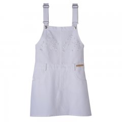 Longchamp | Dress White - Embroidered gabardine | White