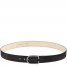 Longchamp | Le Foulonné Men's belt Black - Leather | Black