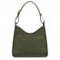 Longchamp | Le Foulonné M Hobo bag Khaki - Leather | Khaki