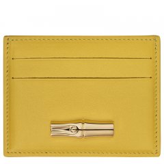 Longchamp | Le Roseau Card holder Ginger - Leather | Ginger