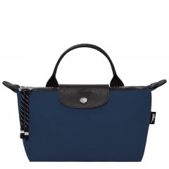 Longchamp | Le Pliage Energy Pouch Navy - Recycled canvas | Navy