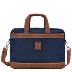 Longchamp | Boxford L Briefcase Blue - Recycled canvas | Blue