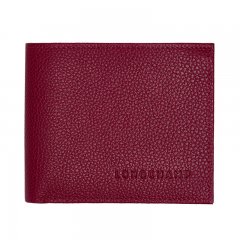 Longchamp | Le Foulonné Wallet Beetroot - Leather | Beetroot