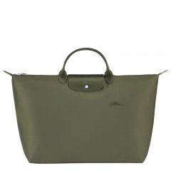 Longchamp | Le Pliage Green L Travel bag Forest - Recycled canvas | Forest