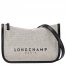 Longchamp | Essential S Crossbody bag Ecru - Canvas | Ecru