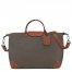 Longchamp | Boxford L Travel bag Brown - Recycled canvas | Brown