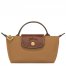 Longchamp | Le Pliage Original Pouch with handle Fawn - Recycled canvas | Fawn