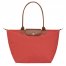 Longchamp | Le Pliage Original L Tote bag Tomato - Recycled canvas | Tomato