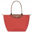 Longchamp | Le Pliage Original L Tote bag Tomato - Recycled canvas | Tomato