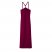 Longchamp | Long dress Beetroot - Crepe | Beetroot