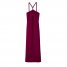 Longchamp | Long dress Beetroot - Crepe | Beetroot