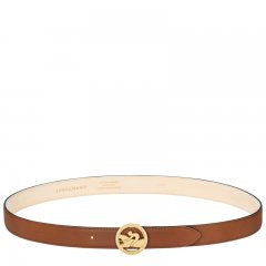 Longchamp | Box-Trot Ladies' belt Cognac - Leather | Cognac