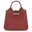 Longchamp | Le Roseau S Handbag Chestnut - Leather | Chestnut