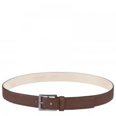 Longchamp | Le Pliage Men's belt Brown - Leather | Brown