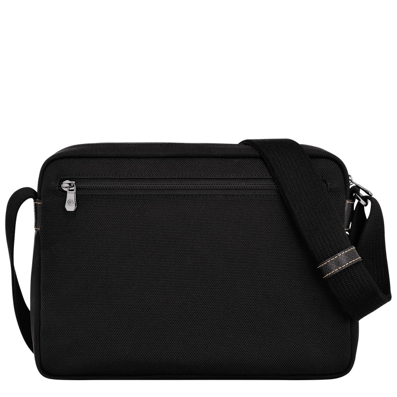 Longchamp | Boxford M Camera bag Black - Recycled canvas | Black