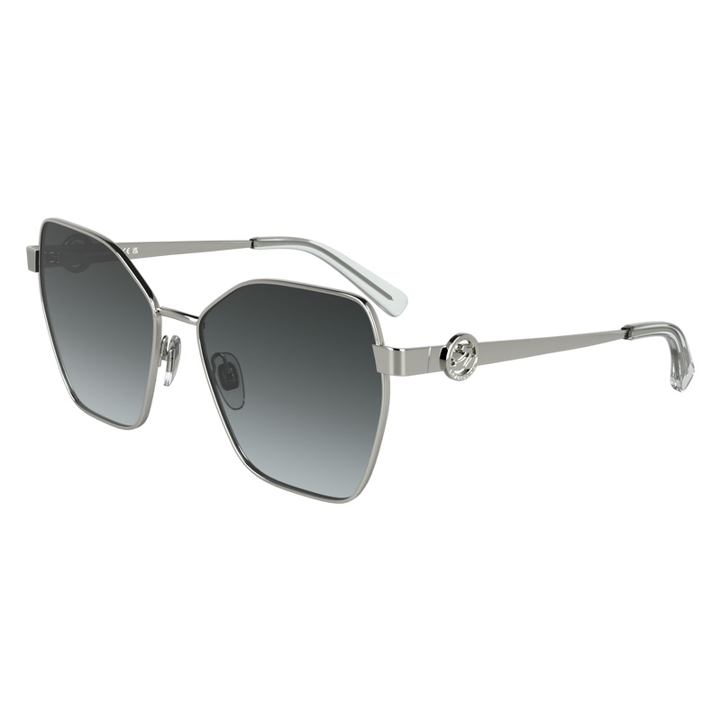 Longchamp | Sunglasses Silver/Grey - Metal | Silver/Grey