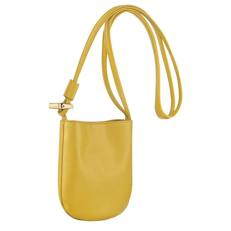 Longchamp | Le Roseau S Crossbody bag Ginger - Leather | Ginger