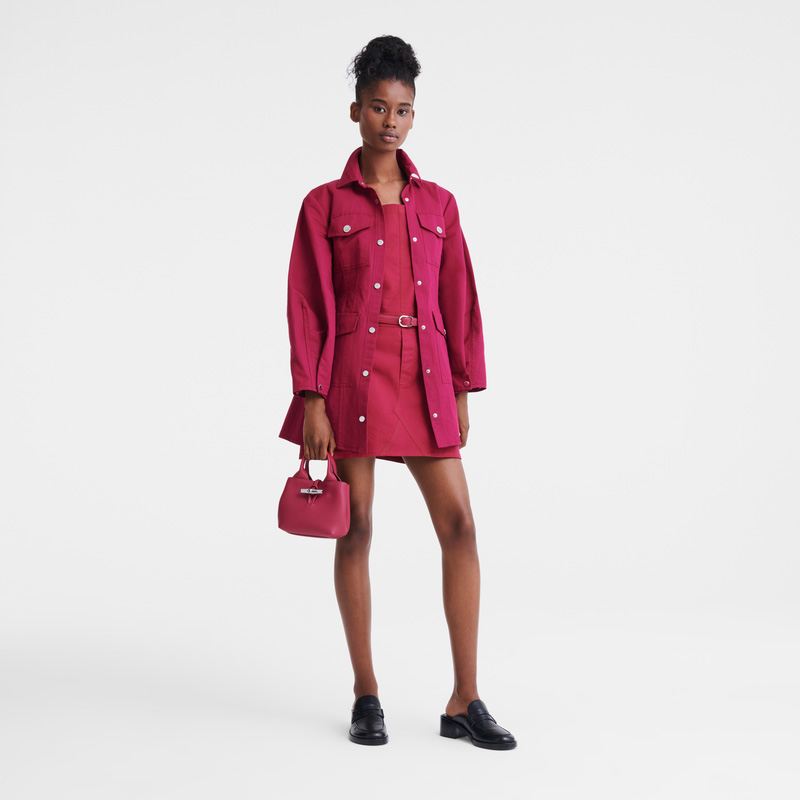 Longchamp | Le Roseau XS Handbag Beetroot - Leather | Beetroot