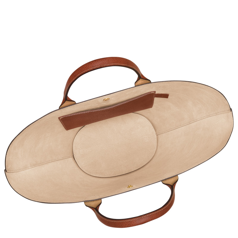 Longchamp | Épure XL Tote bag Brown - Leather | Brown