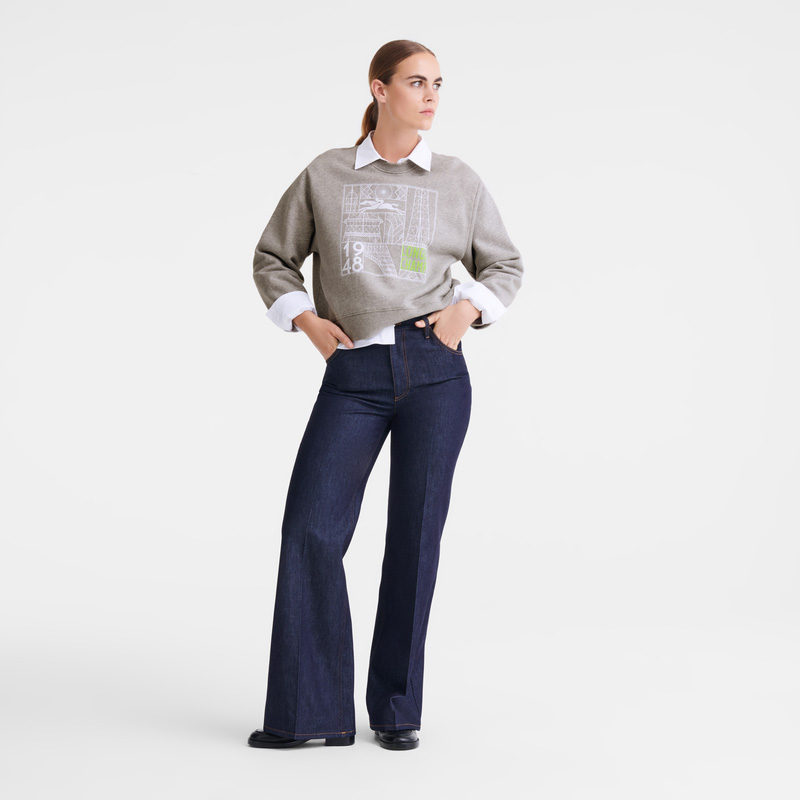 Longchamp | Sweatshirt Grey - Jersey | Grey