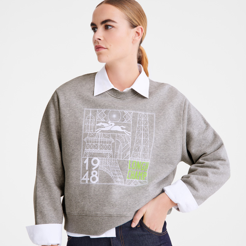 Longchamp | Sweatshirt Grey - Jersey | Grey