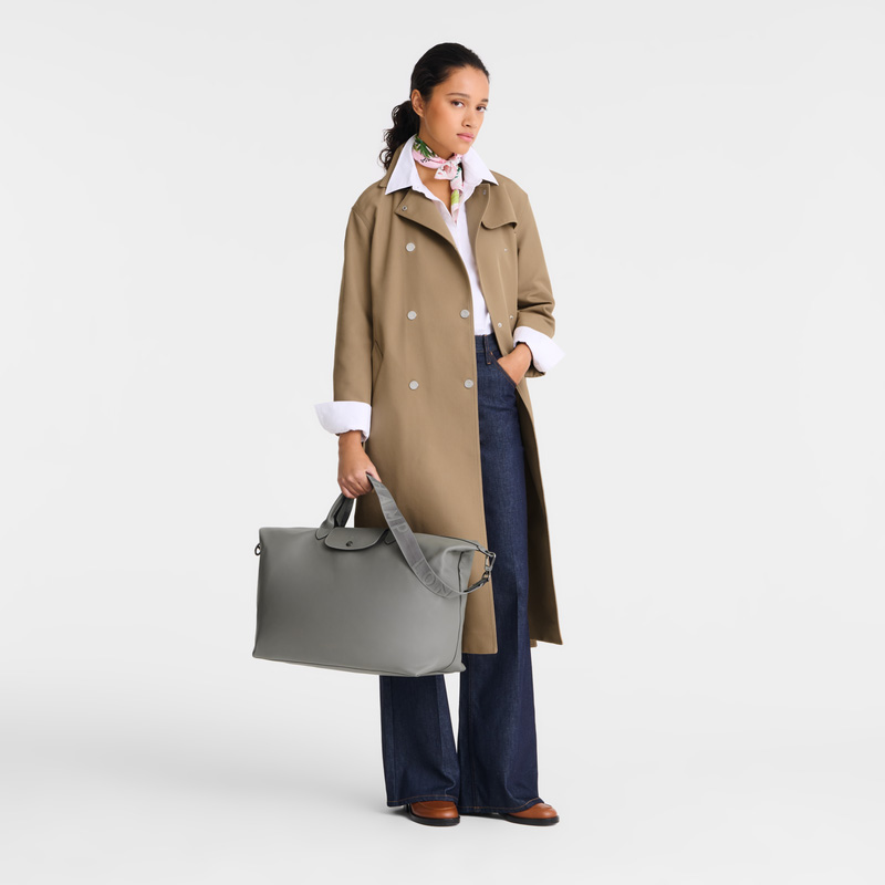 Longchamp | Le Pliage Xtra L Travel bag Turtledove - Leather | Turtledove