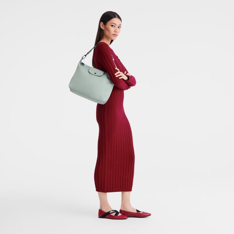 Longchamp | Le Pliage Xtra M Hobo bag Vervain - Leather | Vervain