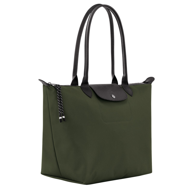 Longchamp | Le Pliage Energy L Tote bag Khaki - Recycled canvas | Khaki