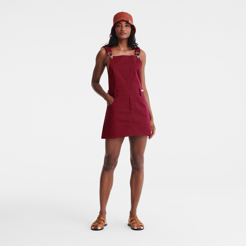 Longchamp | Dress Beetroot - Gabardine | Beetroot