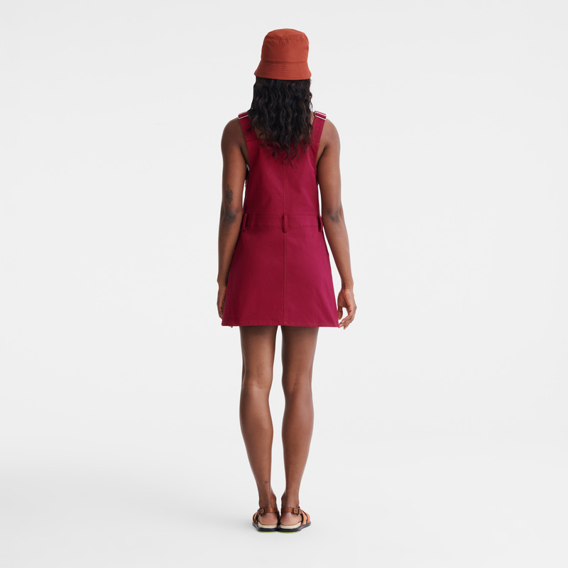 Longchamp | Dress Beetroot - Gabardine | Beetroot